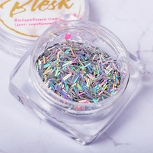 Blesk, Дизайн для ногтей - Волшебные палочки (серебро, 5 гр.)